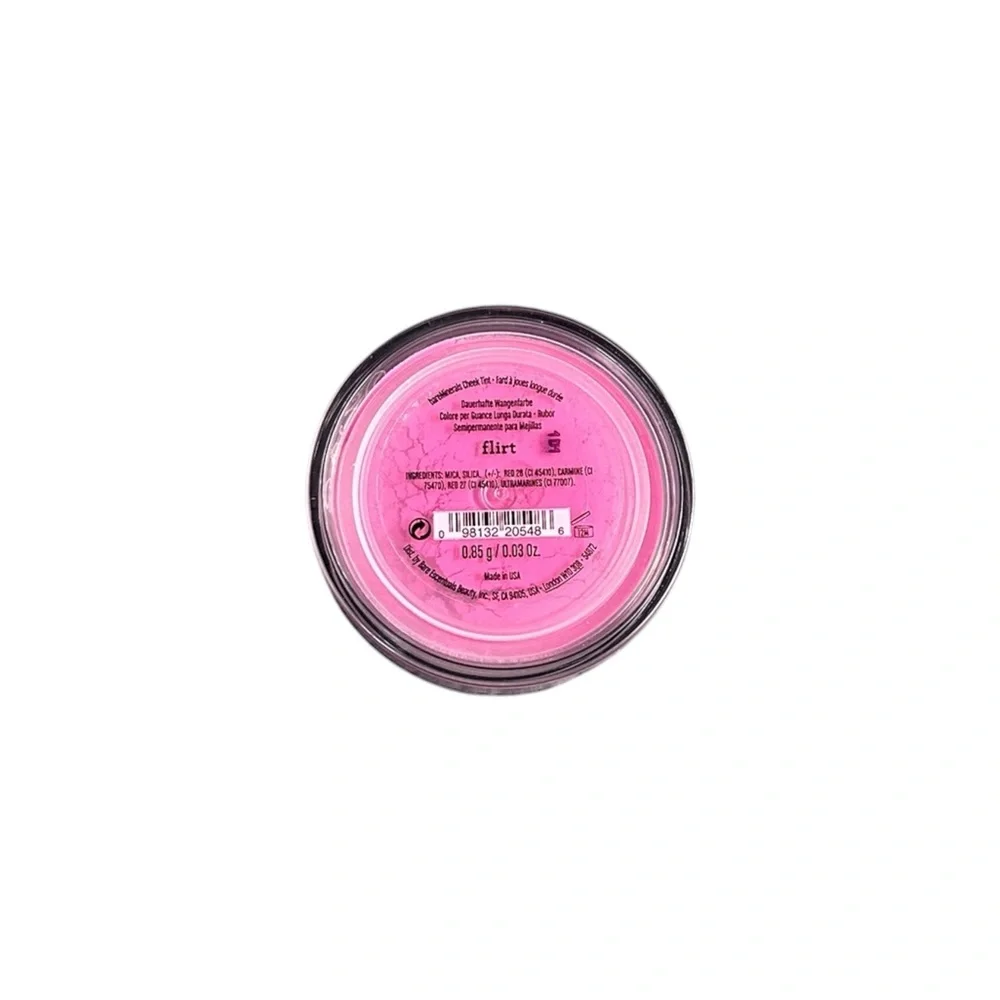 bareMinerals Flirt Cheek Tint Loose Mineral Blush Bright Pink Discont’d Sealed